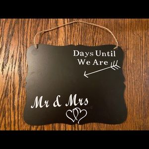 Wedding Countdown Sign